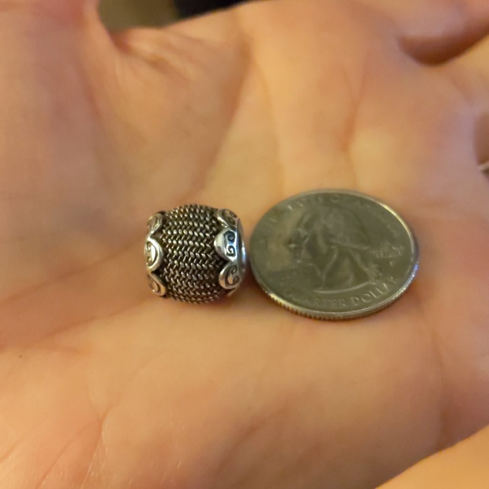 Brighton Large Silver Bead Charm